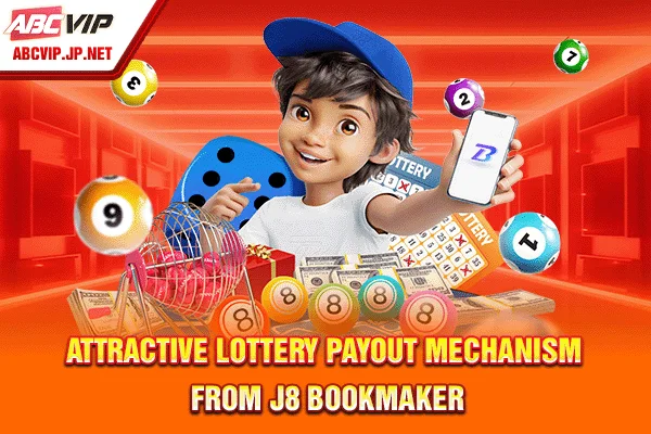 J8 Bookmaker - ABCVIP's Trusted Betting Partner 11 Attractive lottery payout mechanism from J8 Bookmaker