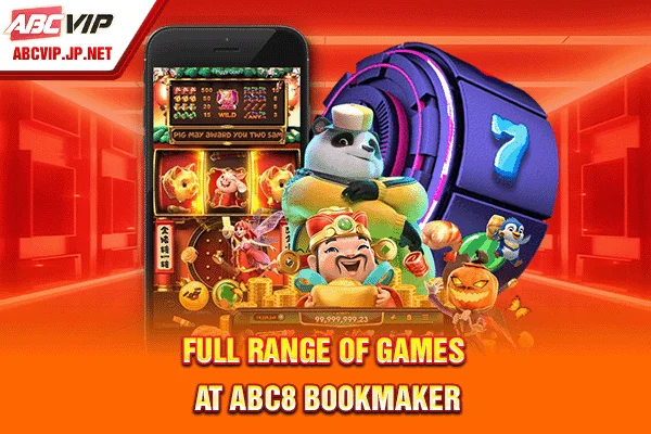 Full range of games at ABC8 bookmaker