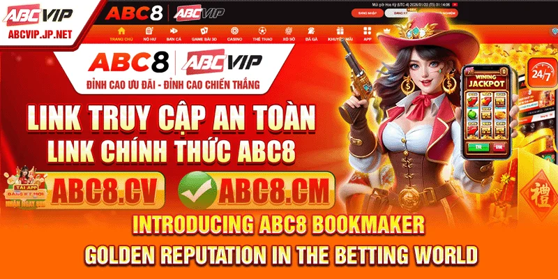 Introducing ABC8 Bookmaker - Golden Reputation In The Betting World